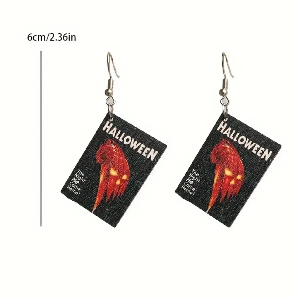 NWT Halloween Horror Movie Pierced Dangle Earrings!